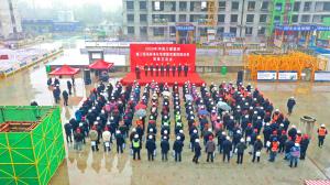 集團(tuán)公司在凌波苑高層住宅項(xiàng)目舉辦施工現(xiàn)場(chǎng)標(biāo)準(zhǔn)化管理暨雙重預(yù)防體系觀摩會(huì)！